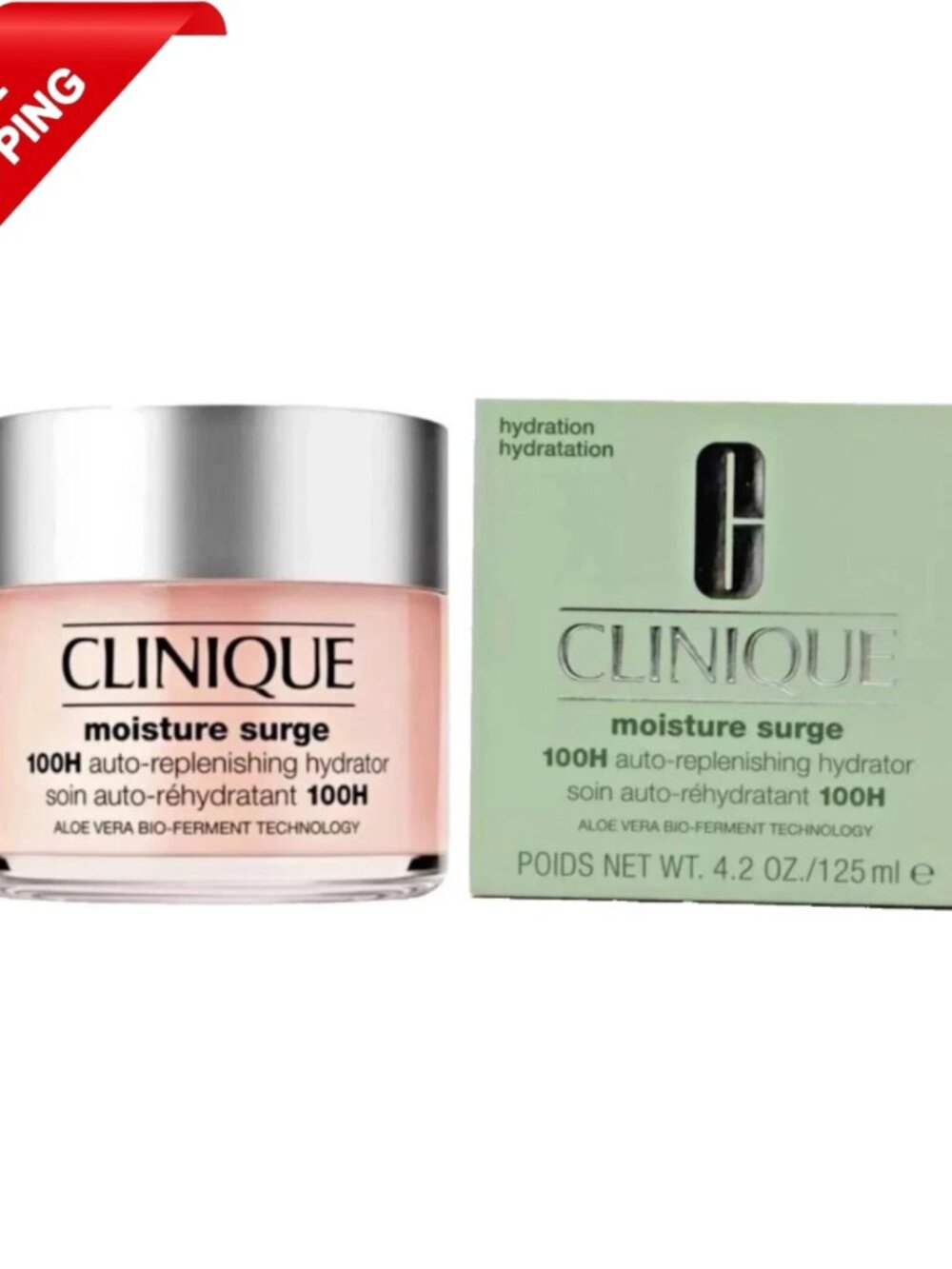 Clinique Moisture Surge 100H Auto-Replenishing Hydrator 125ml 4.2oz New Sealed